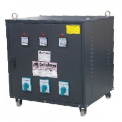 Çetinkaya S12 A30 06 Alüminyum Sargılı Kademeli Trifaze Regülatör 100 KVA 225/380V